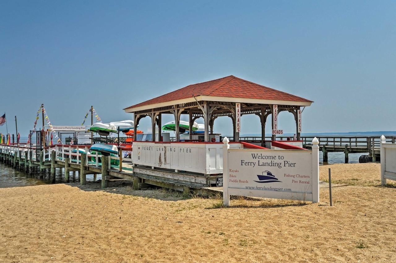 The Blue Crab Cottage - 3 Blocks From The Beach! Колониал Бийч Екстериор снимка